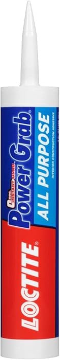Loctite Power Grab Express All Purpose Construction Adhesive, 9 fl oz Cartridge, 1 Pack - Versati... | Amazon (US)
