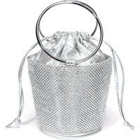 Bucket Bag Diamente Clutch, Bling Diamond Evening Golden Silver Party Purse, Formal Event, Wedding B | Etsy (UK)