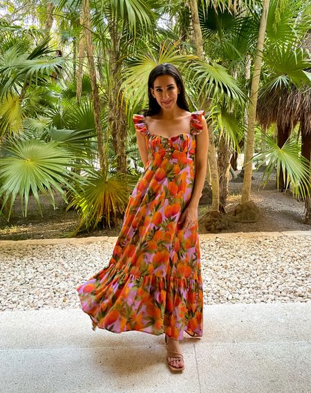 Farm rio maxi dress perfect for vacation or Easter / wearing size small 

#LTKtravel #LTKstyletip #LTKSeasonal
