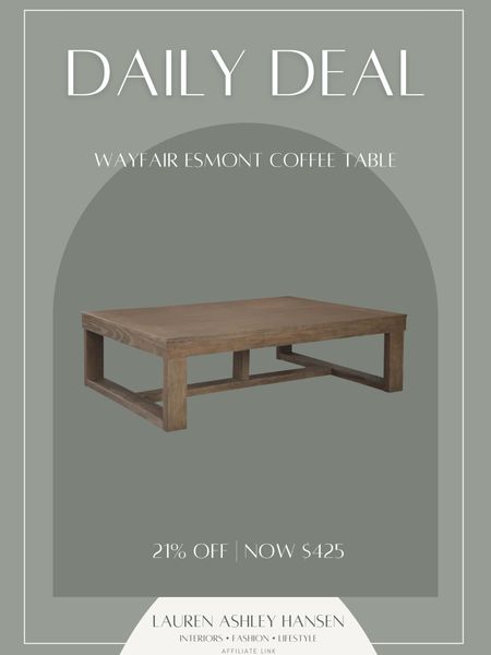 This oversized low profile coffee table is so good! It’s on sale for Memorial Day and it’s a great price point too. Comes in two colors, and it’s beautiful! 

#LTKSaleAlert #LTKHome #LTKStyleTip