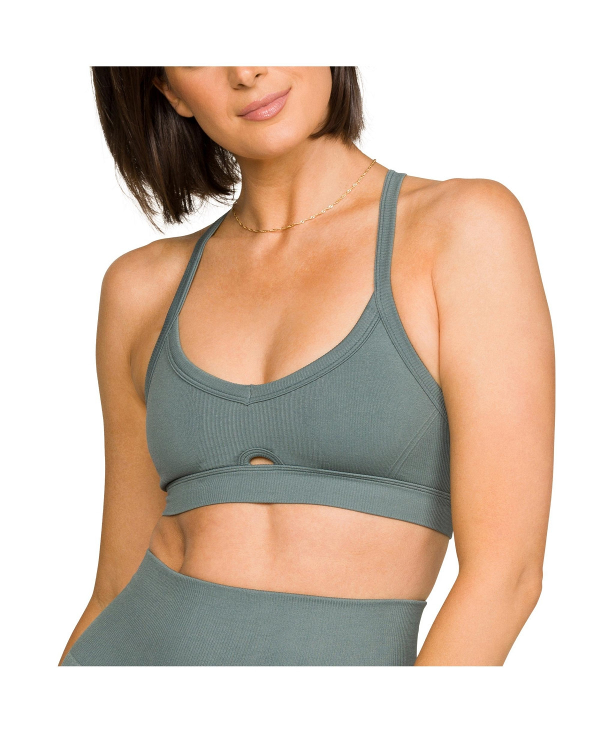 Alala Women's Adult Barre Cami Bra - Sage | Macy's