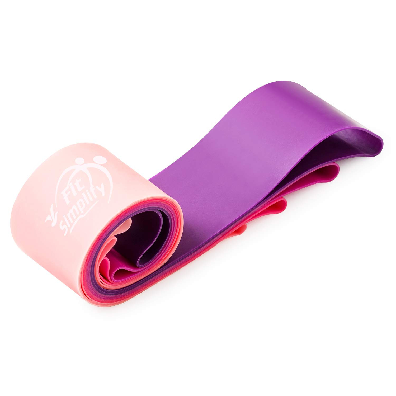 Fit Simplify Resistance Loop Exercise Bands with Instruction Guide and Carry Bag, Set of 5 | Amazon (US)