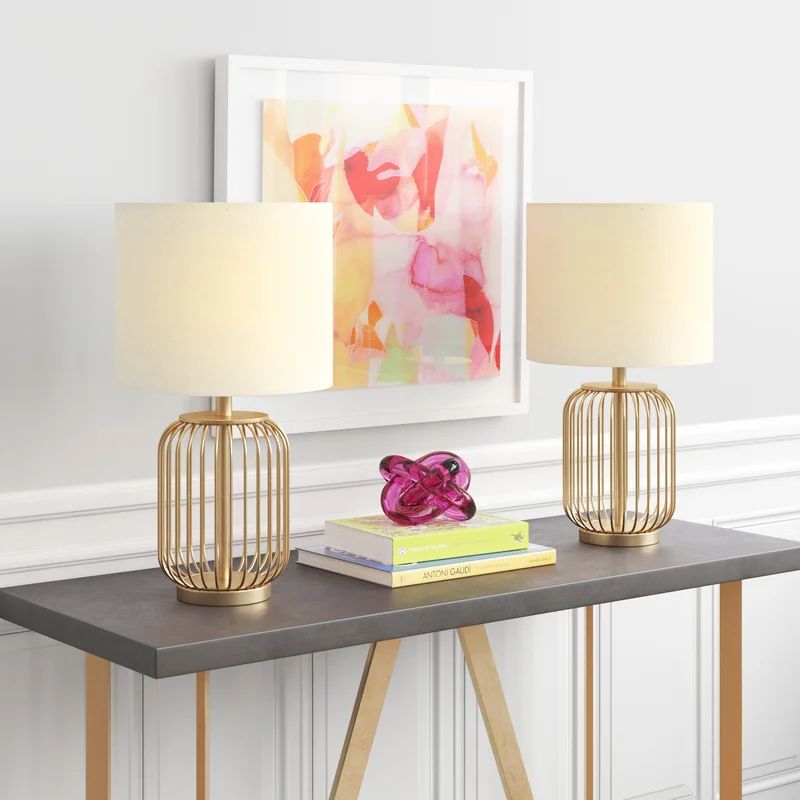 Imani 21.3" Gold Table Lamp (Set of 2) | Wayfair North America