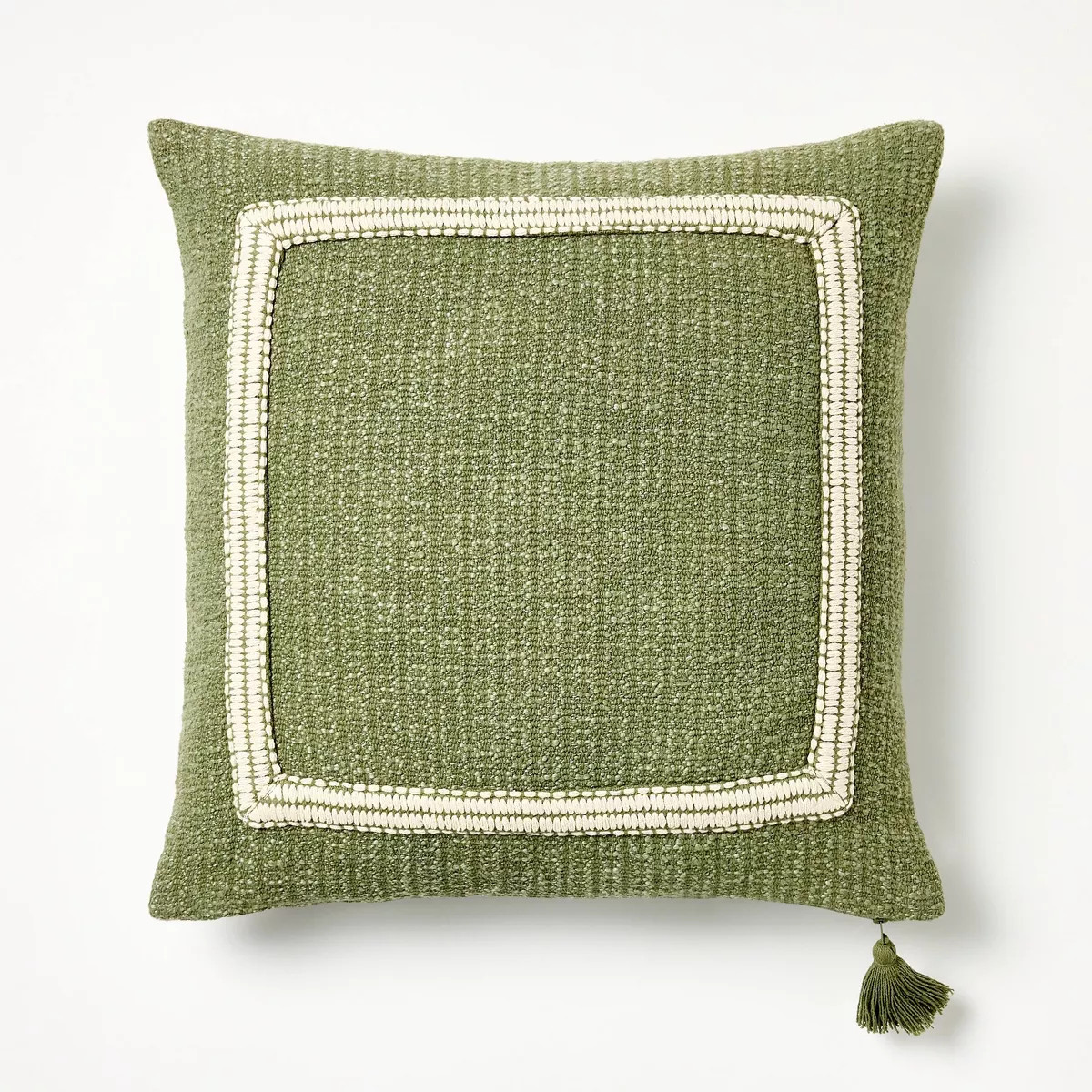 Embroidered Frame Square Throw Pillow - Threshold™ designed with Studio McGee | Target