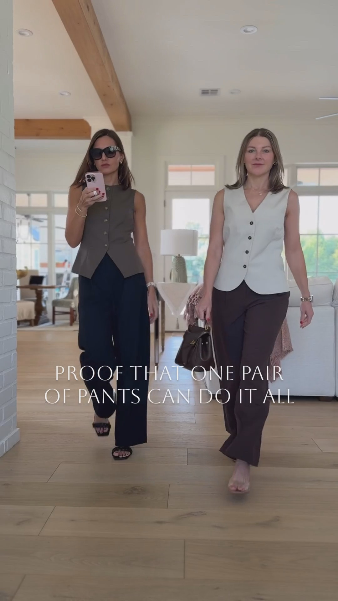 5’6  vs 5’2
No matter your height, showing you these pants literally can take you from casual daytime to date night with just a few styling tweaks! They will definitely be a staple piece in our suitcase! 
Available in 3 lengths. Short- 28”
Regular-30” or Long-32”and so many different colors! 

#LTKTravel #LTKOver40 #LTKFindsUnder100