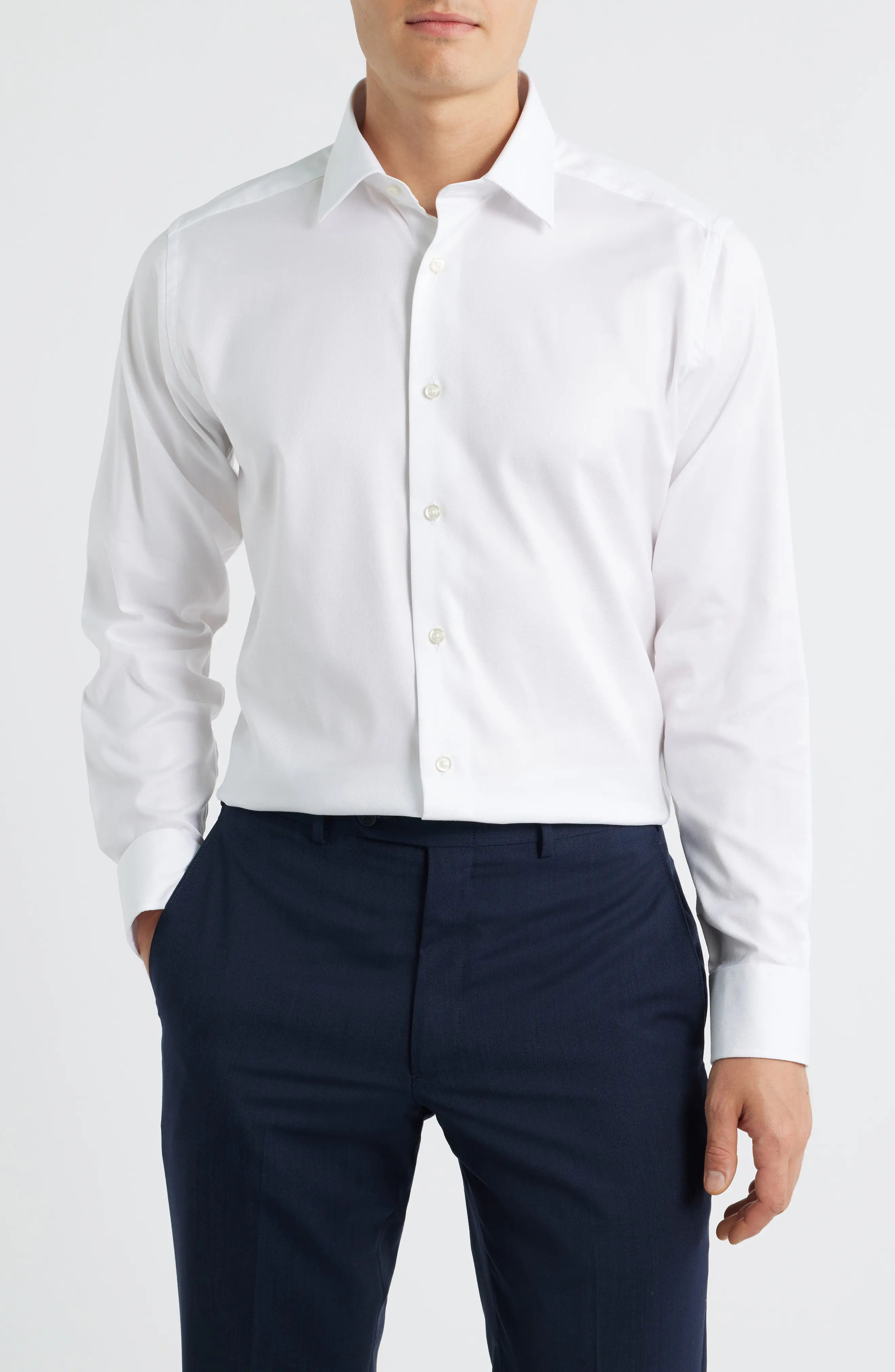 Slim Fit Stretch Cotton Dress Shirt (Men) | Nordstrom | Nordstrom