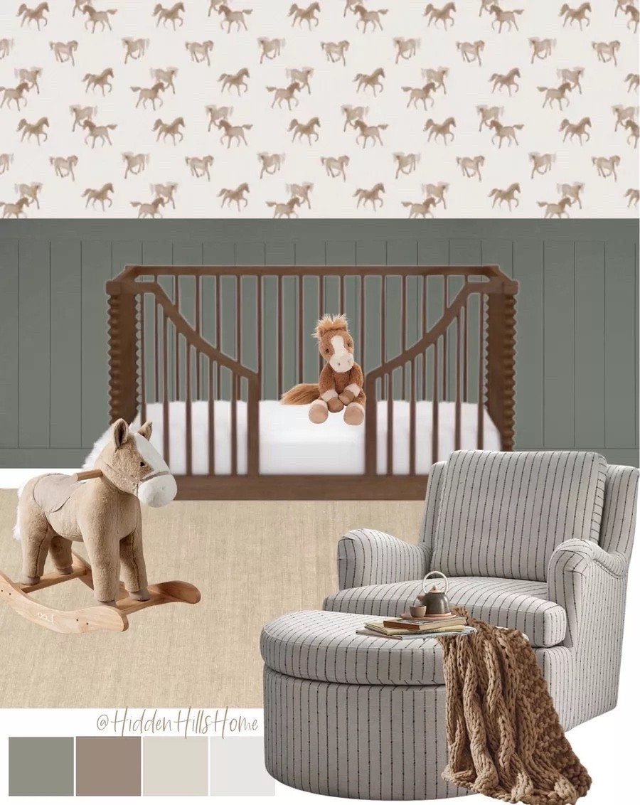Horse themed nursery decor ideas, nursery decor horses, modern vintage inspired nursery #Nursery

#LTKHome #LTKSaleAlert #LTKBaby