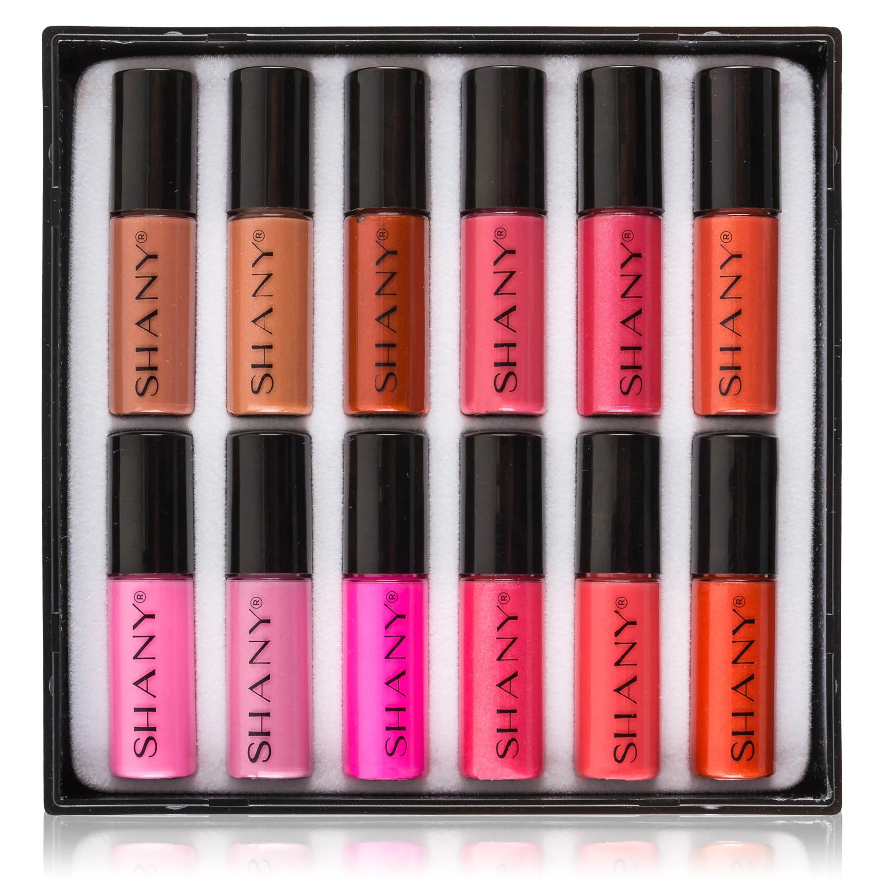 SHANY All That She Wants - Set of 12 Matte, Pearl, and Shimmer Mini Lipgloss Set | Walmart (US)