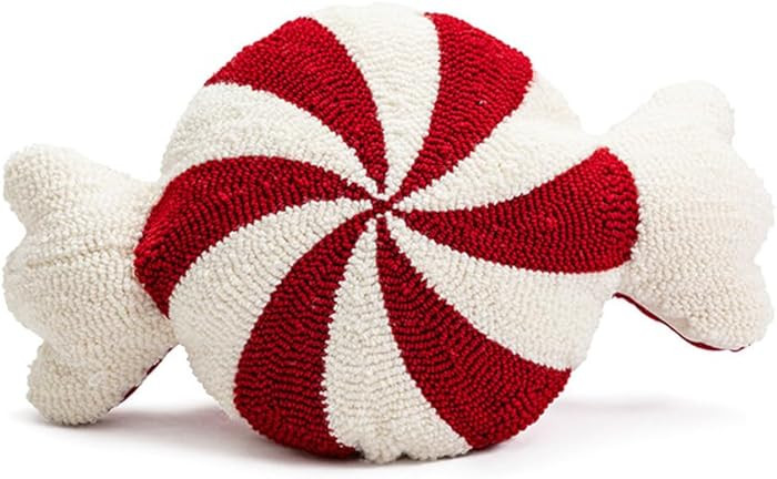 Christmas Pillows Candy Throw Pillow White Pillow Christmas Room Decorations Soft Winter Pillow C... | Amazon (US)
