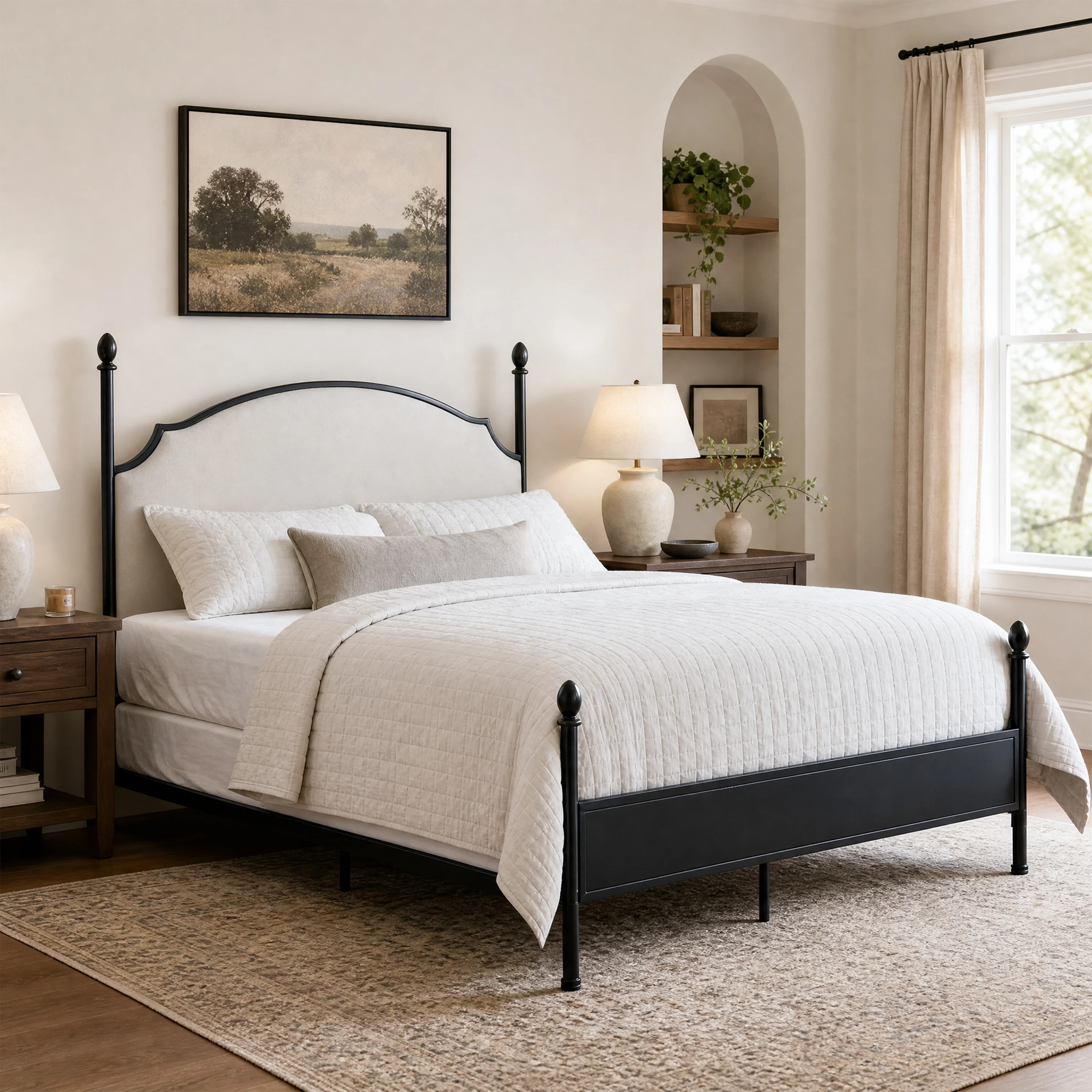 Fawnda Low Profile Four Poster Bed | Wayfair North America