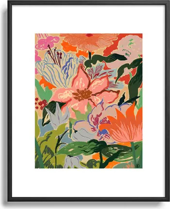 Deny Designs Summer Bouquet Framed Art Print | Nordstrom | Nordstrom
