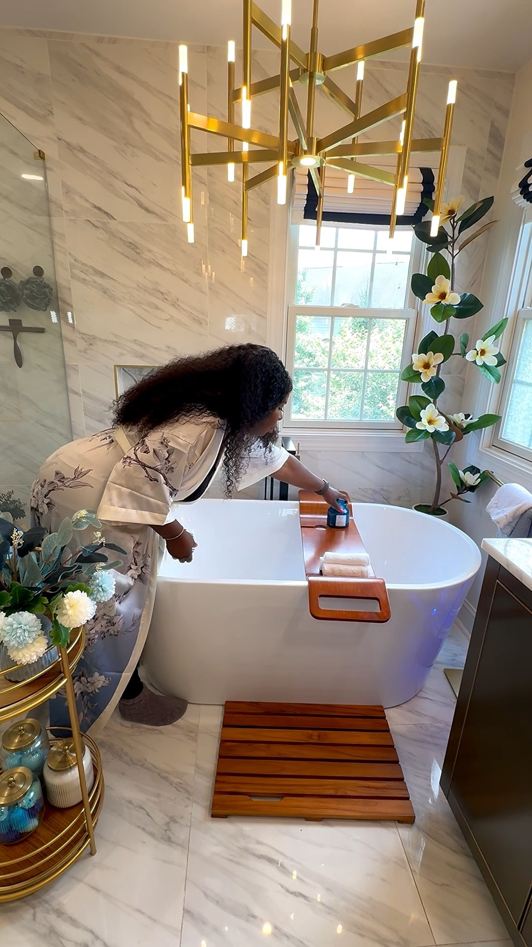 Ending the week with a quiet spa moment at home and a little time to slow down after a long week 🧘🏾‍♀️ How are you spending your Friday evening?

#LTKselfcare #LTKSeasonal #LTKHome