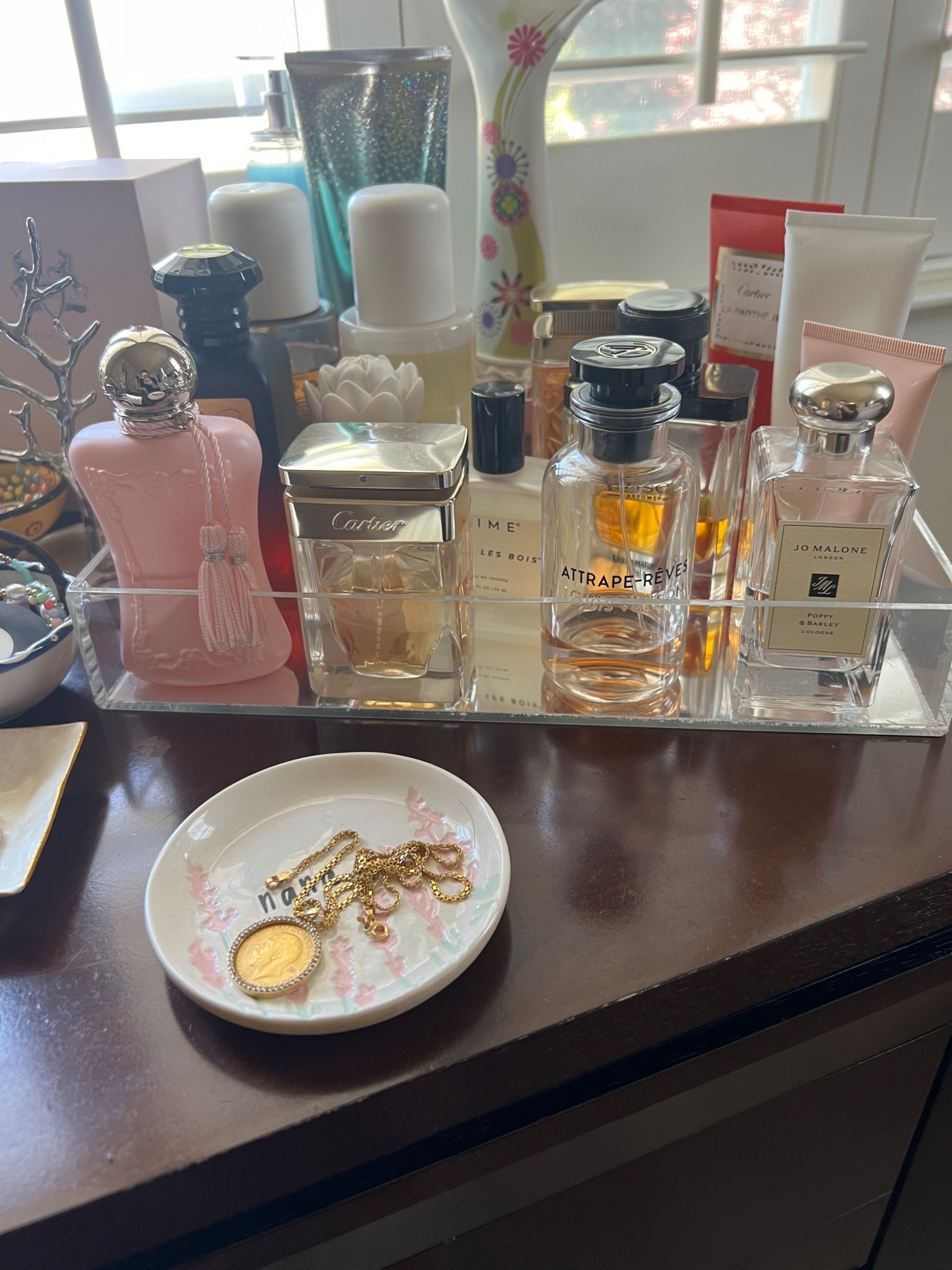 My top 4 fragrances! 
Couldn’t link the Louis Vuitton perfume but it’s called Attrape-Reves. 

#LTKU #LTKBeauty #LTKSaleAlert