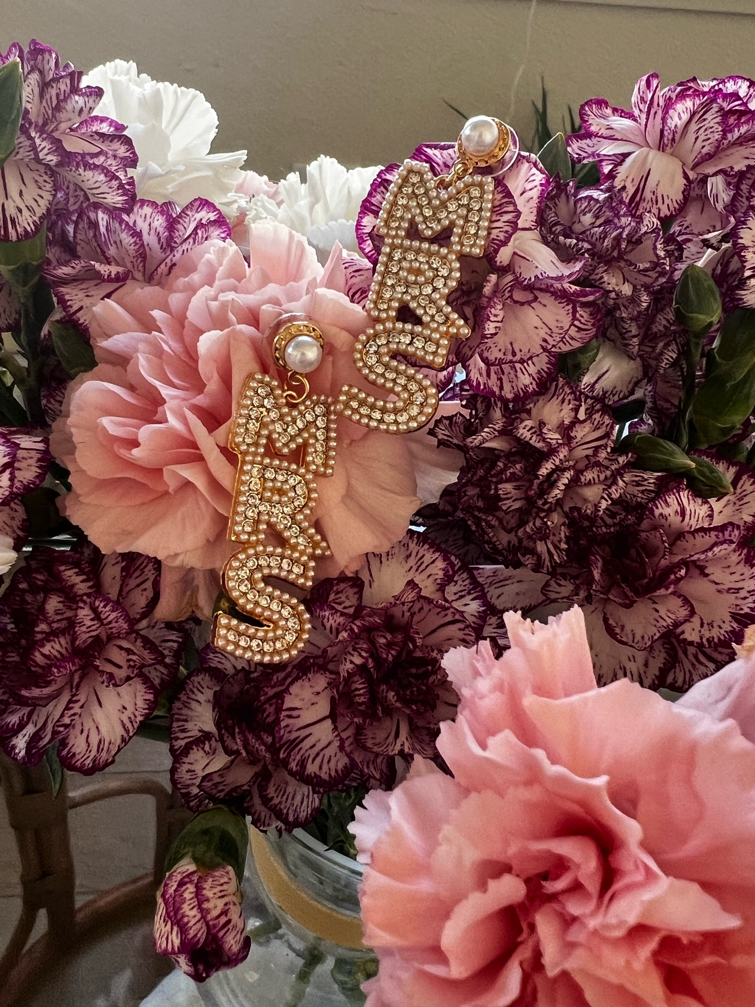 Mrs. Earrings from Shein. Perfect addition to your bridal wardrobe! 

Bride, Mrs, wife, wifey, fiancé, married, honeymoon, honeymoon outfit, vacation outfit, travel, bachelorette, 

#LTKGiftGuide #LTKwedding #LTKFind