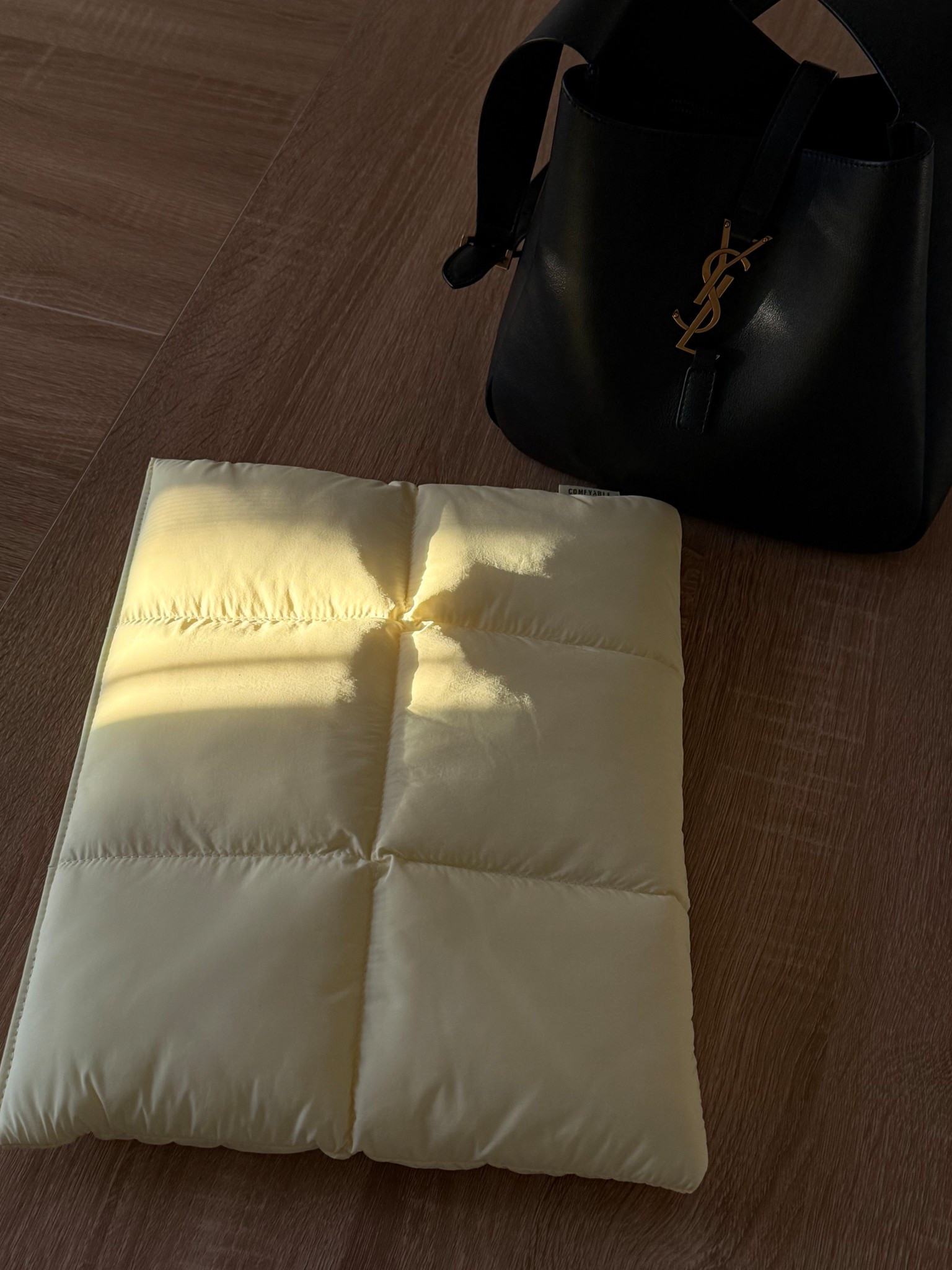 the most perfect butter yellow laptop sleeve!! perfect for traveling 💛 #travel #butteryellow 

#LTKdayinmylife #LTKTravel