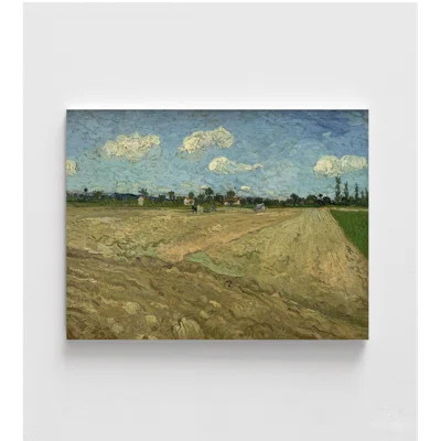 Ploughed Fields By Vincent Van Gogh, The Furrows Print, Van Gogh Oil Paintings, Vincent Van Gogh Print, Arles Field Print, Framed Van Gogh | Wayfair North America