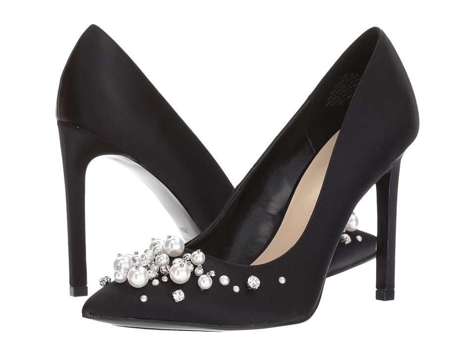 Nine West - Taylin (Black Satin) Women's Shoes | Zappos