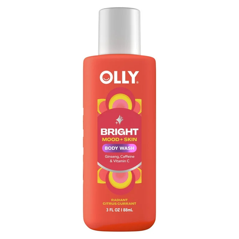 OLLY Vitamins Bright Body Wash Repairs & Brightens Skin Citrus Currant, 3 oz | Walmart (US)