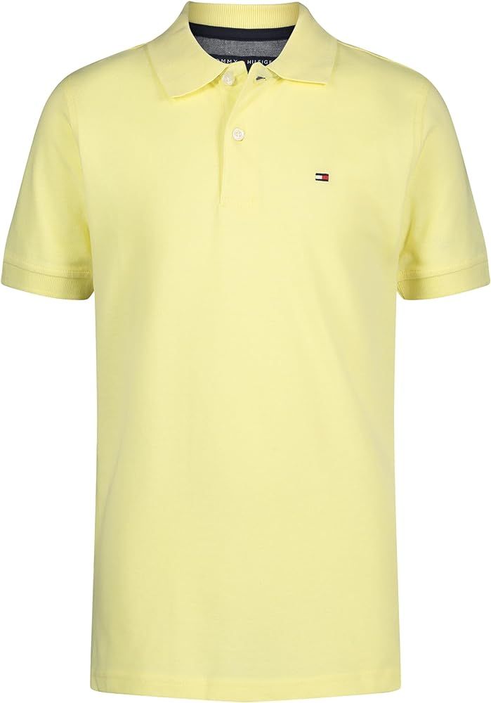 Tommy Hilfiger Boys' Short Sleeve Ivy Polo Shirt | Amazon (US)