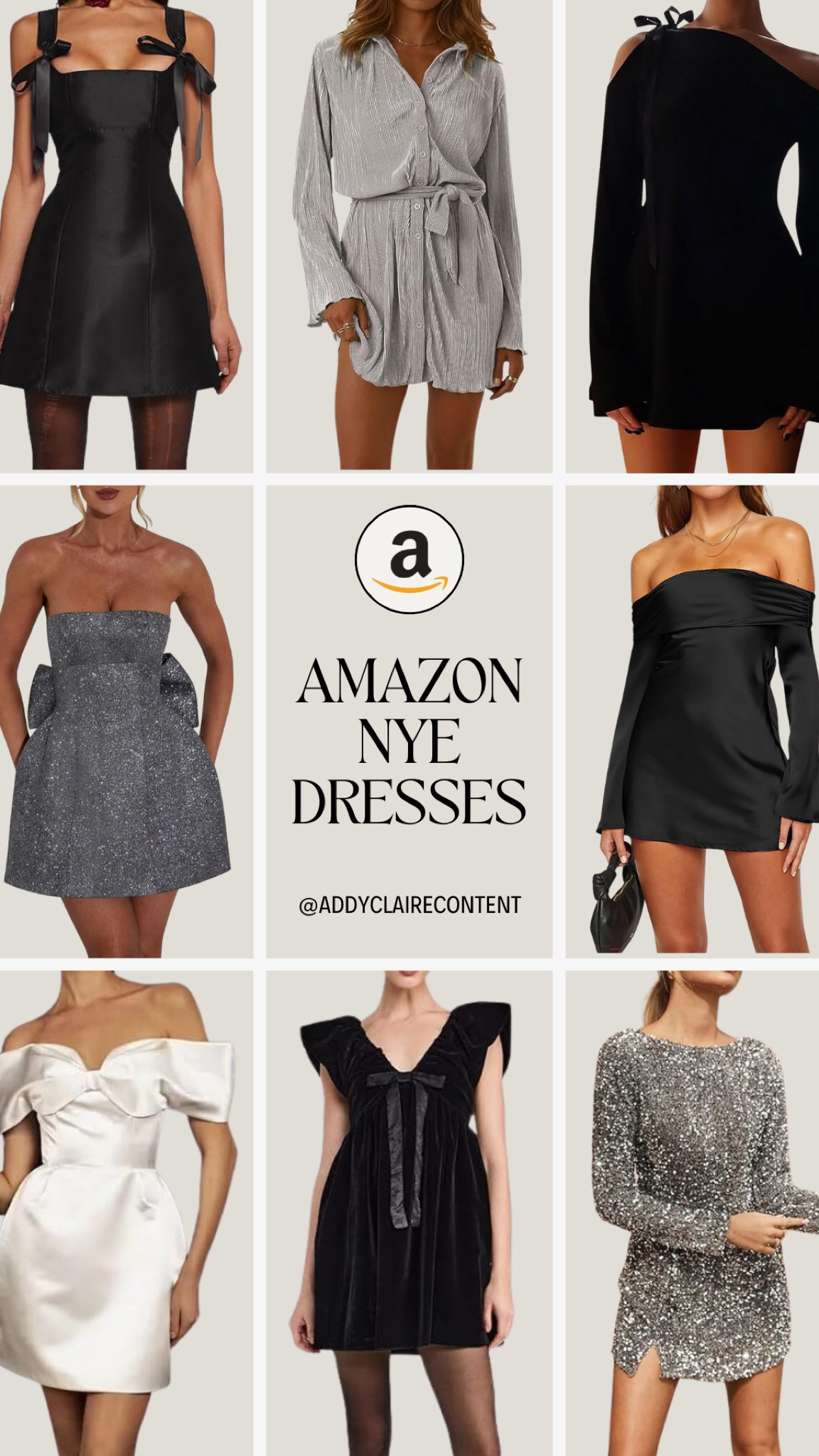 New Year's Eve Dresses From Amazon!

FT: Black mini dress, amazon dress, sequin dress. NYE dress, bow dress, amazon fashion, amazon holiday

NYE outfit/ Women’s holiday outfit ideas/ Last minute NYE outfit/ NYE amazon/ Womens new years going out outfit/ Holiday outfit ideas/ 2025 NYE/ 

 #LTKHoliday #LTKSeasonal #LTKStyleTip