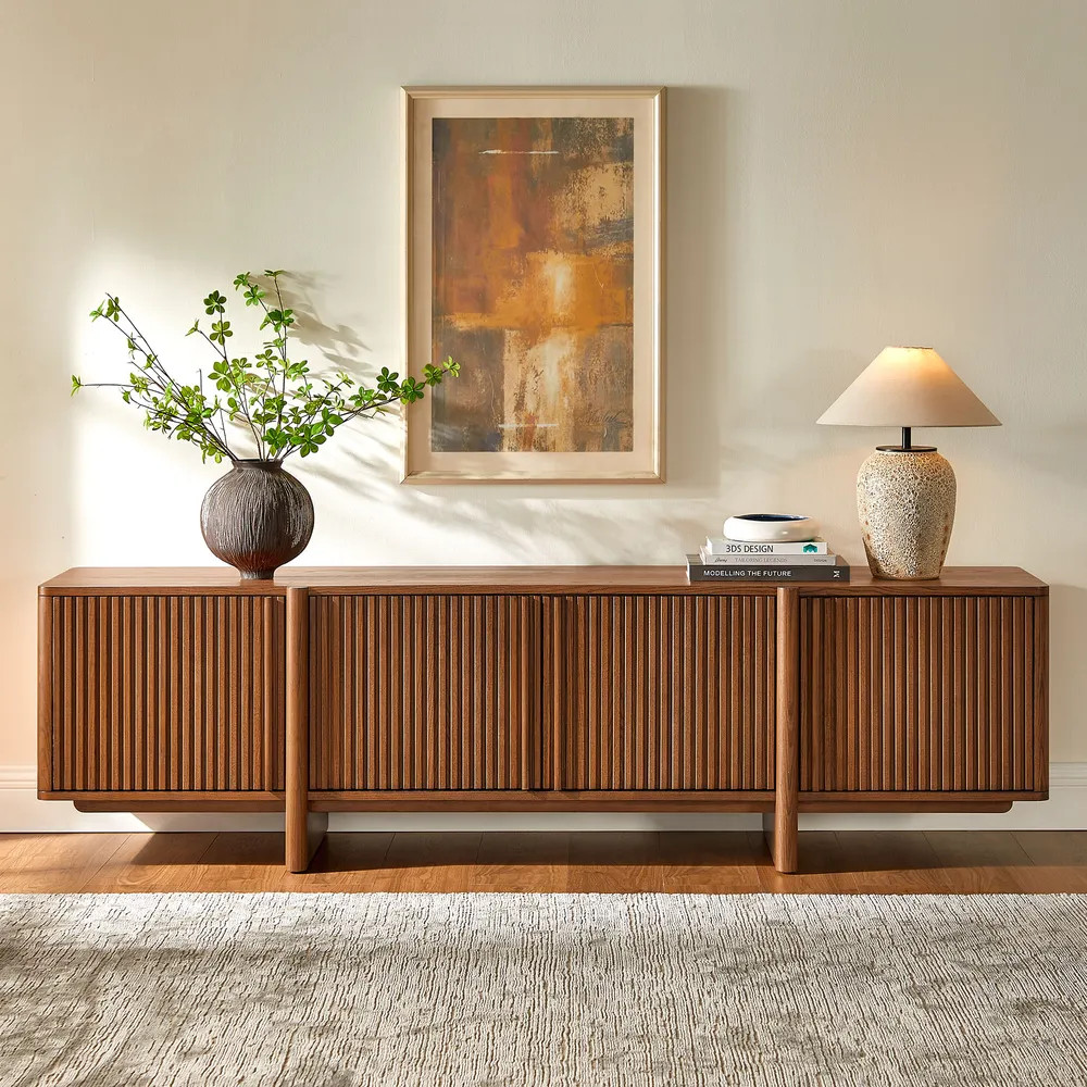 BEST SELLERVideoSabina 84" Ash Wood Media Console$1,34923 ReviewsCollection:Media ConsoleMedia Co... | Hernest