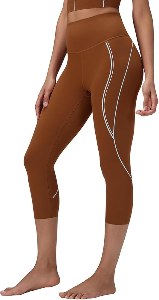 baleaf Freeleaf Broadway High Waist Capris Leggings with Pockets, Dance Yoga Workout Running Casu... | Amazon (US)