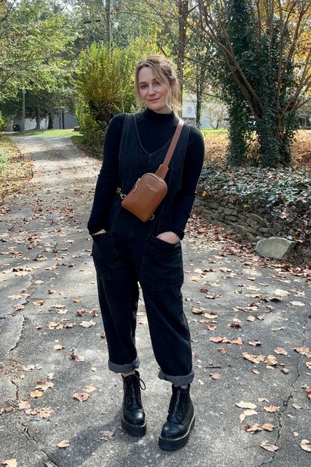 Fall outfit staples: turtleneck, chunky boots, crossbody mini bag. Thinking this outfit will come with me on my Ireland trip this week  

#LTKSeasonal #LTKfindsunder50 #LTKstyletip