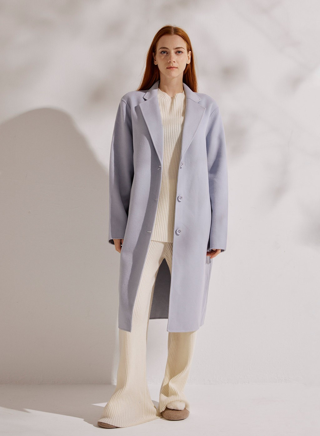Allegra Double Faced Wool Coat | NAP Loungewear