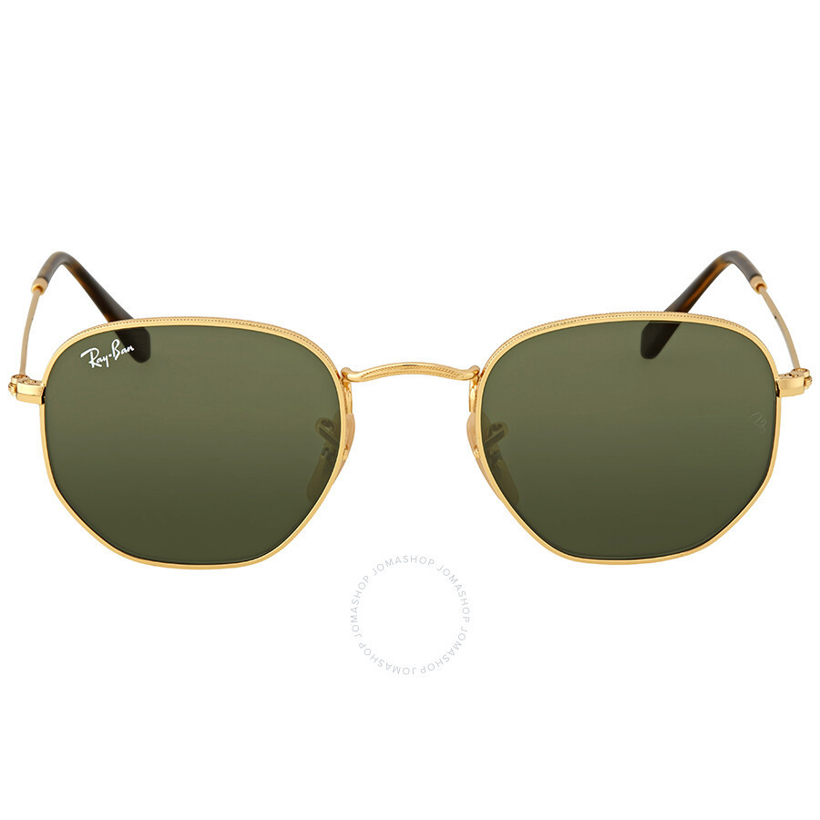 Ray Ban Hexagonal Flat Green Classic G-15 Sunglasses | Jomashop.com & JomaDeals.com