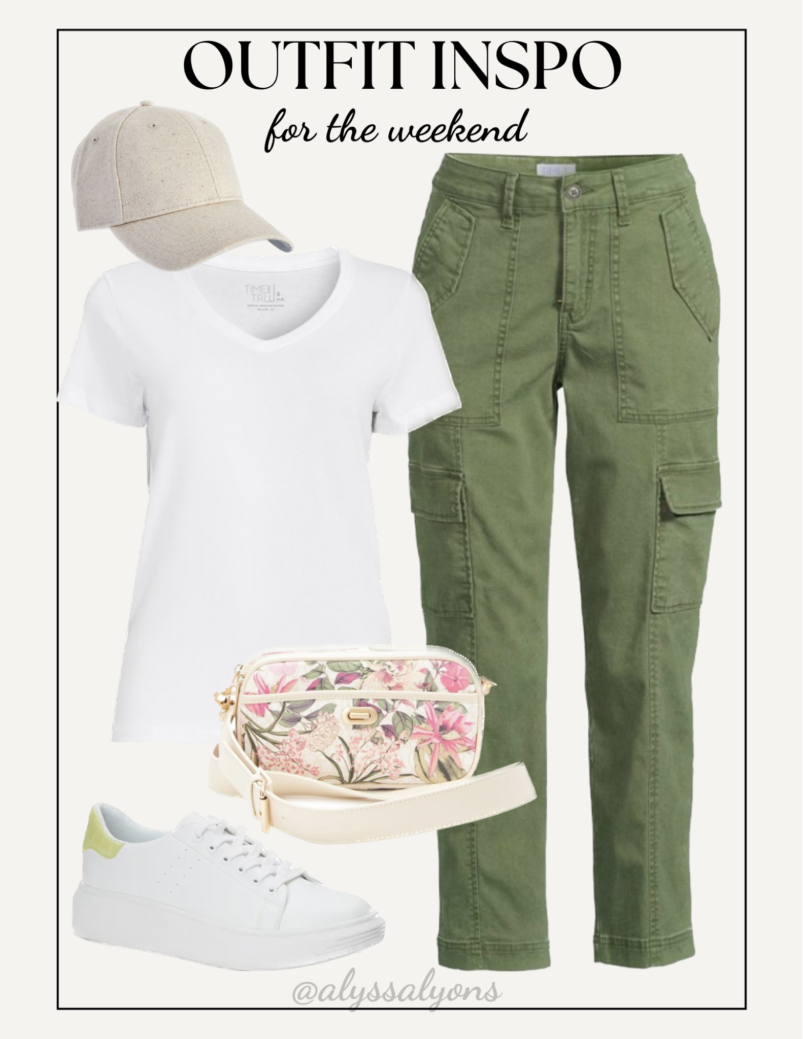 Outfit Inspo for the weekend! Everything under $27 🙌🏻

Affordable | casual | mom style | everyday outfit | cargo pants | belt bag | sneakers | ball cap 

#LTKstyletip #LTKFind #LTKunder50