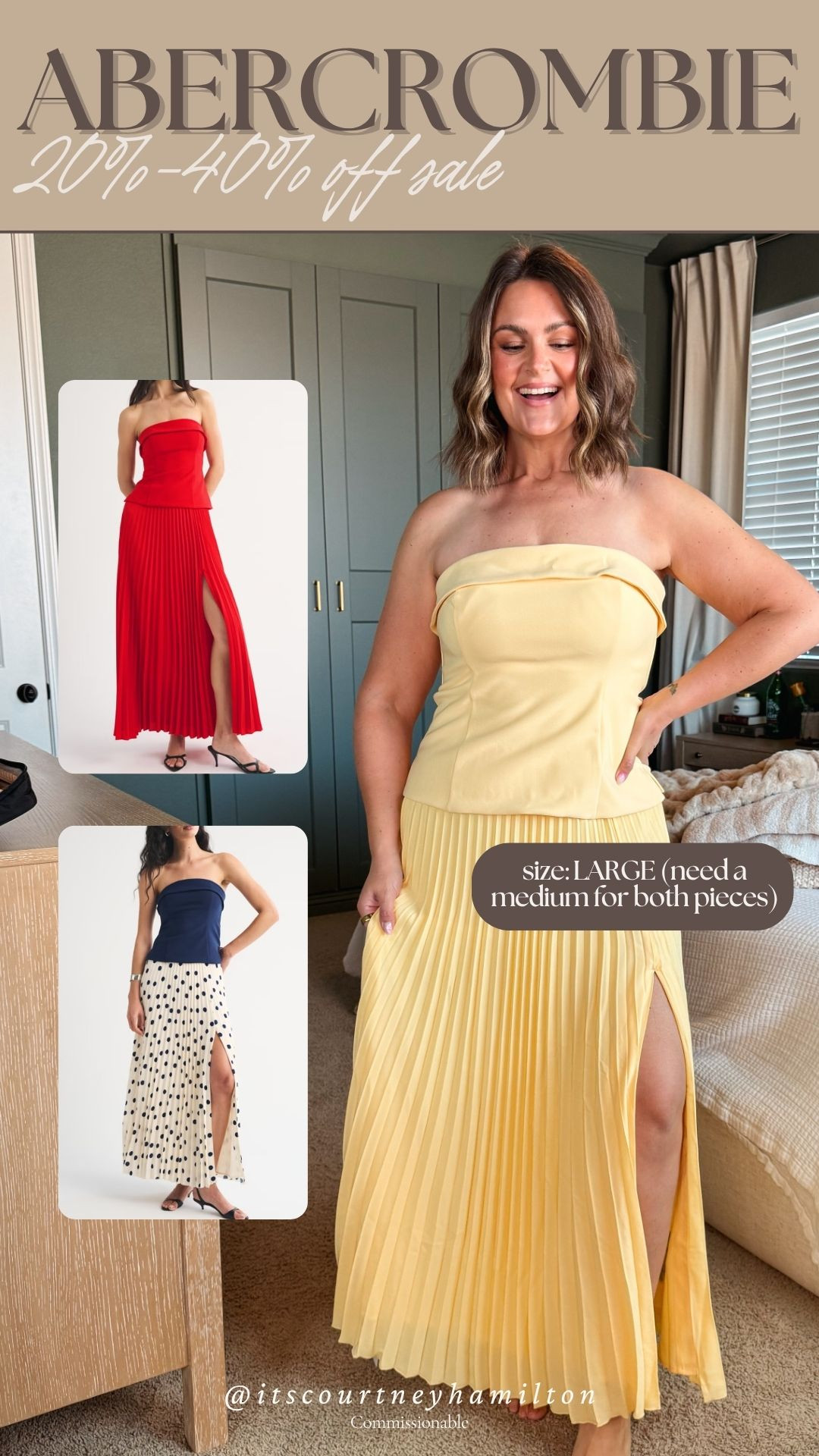 20-40% off almost everything from Abercrombie! Use code SUITEAF for an extra 15% off, I am in a large but I need a medium for both pieces!

sale alert, watchnow, finds under 100, summer fashion, vacation outfit, new arrivals, courtney hamilton 

 #LTKSeasonal #LTKSaleAlert #LTKMidsize