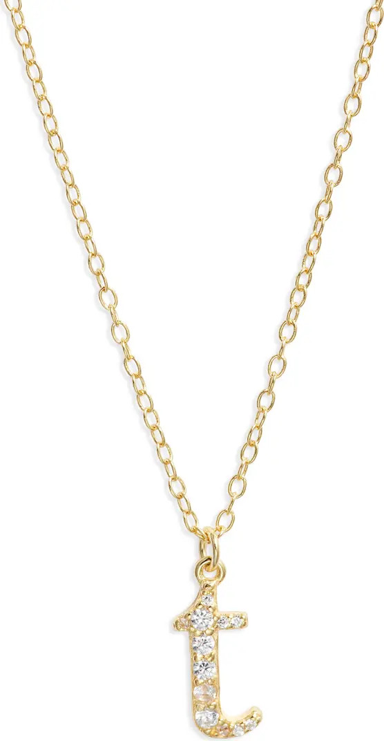 Mini Pavé Initial Necklace | Nordstrom