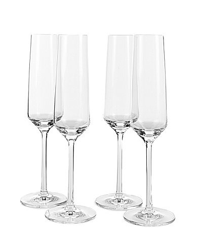 Schott Zwiesel Pure Champagne Flutes Set of 4 | Dillard's