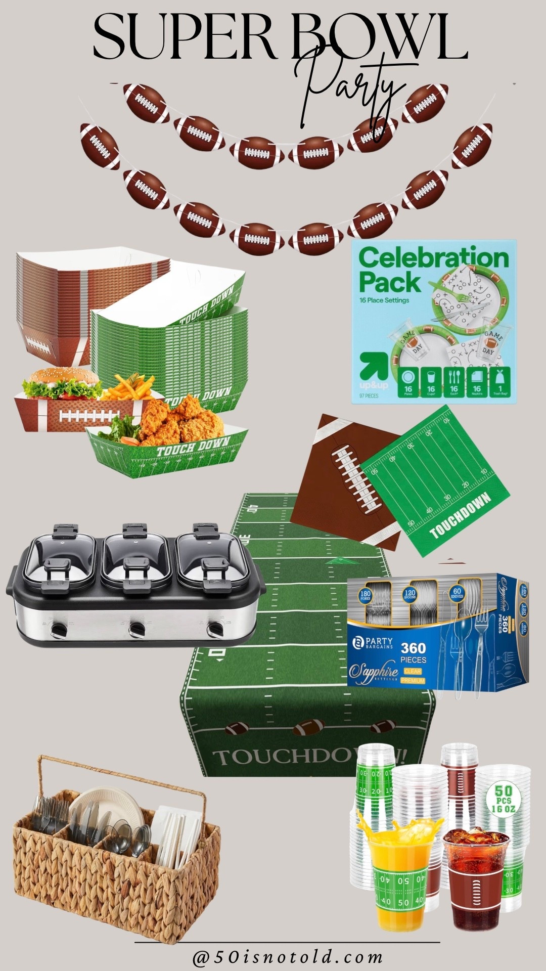 The Super Bowl is almost here and I’m sharing some party essentials! Target and Amazon have some great food finds and football party hosting must haves! 

#LTKHome #LTKSeasonal #LTKfoodie