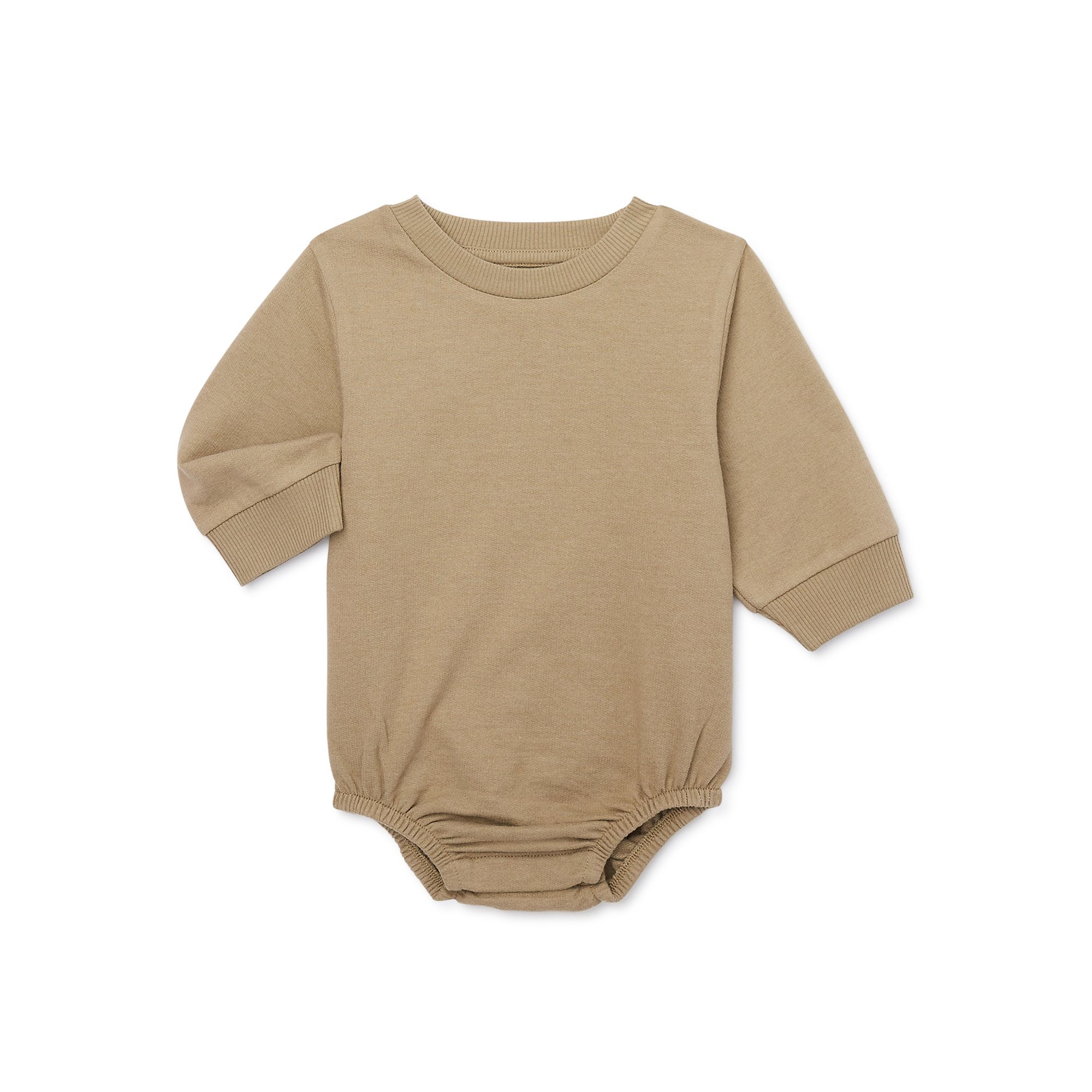 easy-peasy Baby Long Sleeve Sweatshirt Bodysuit, Sizes 0-24 Months - Walmart.com | Walmart (US)