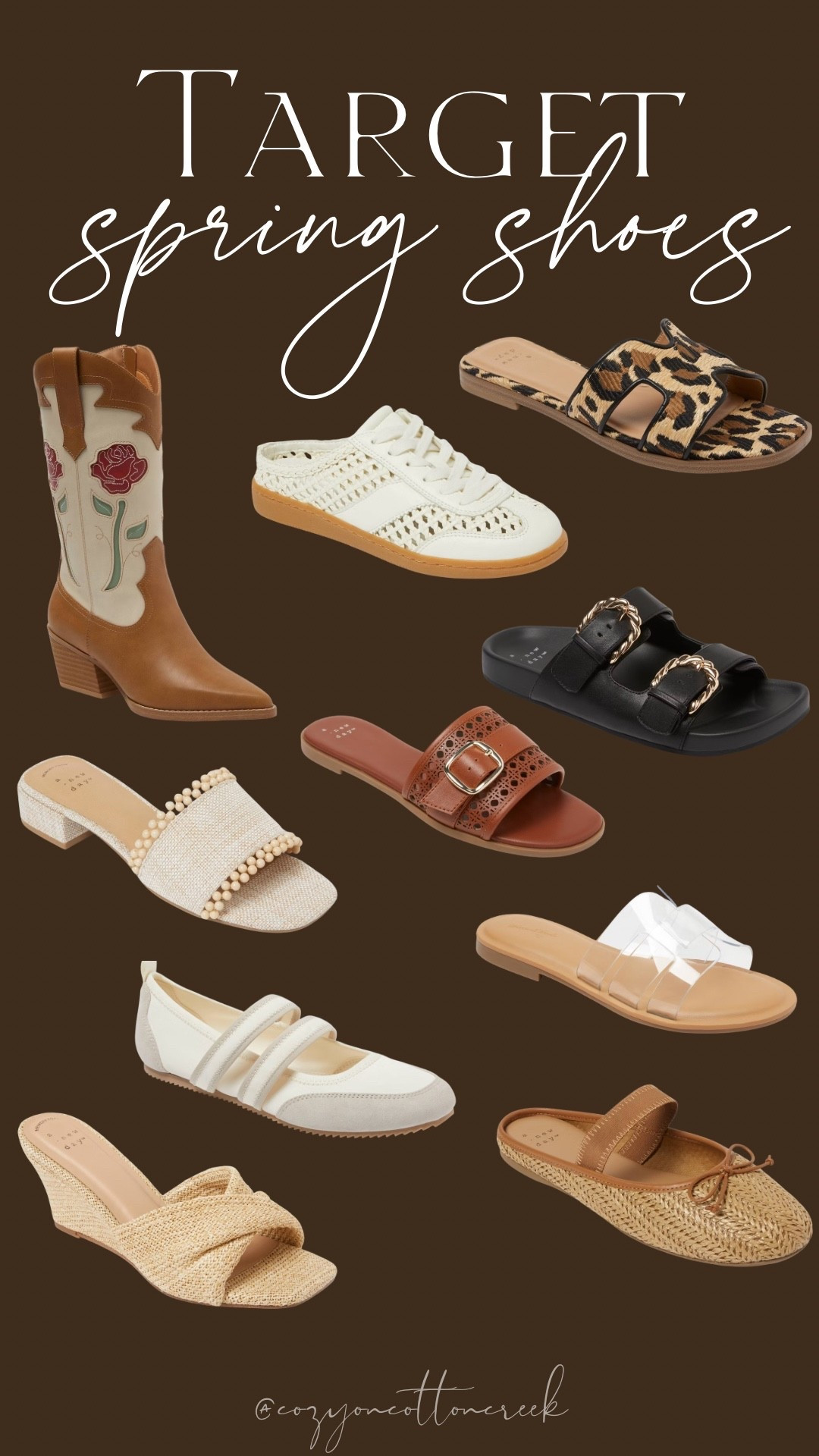 Spring shows!
Sandals, slides, tennis shoes and boots

#LTKSeasonal