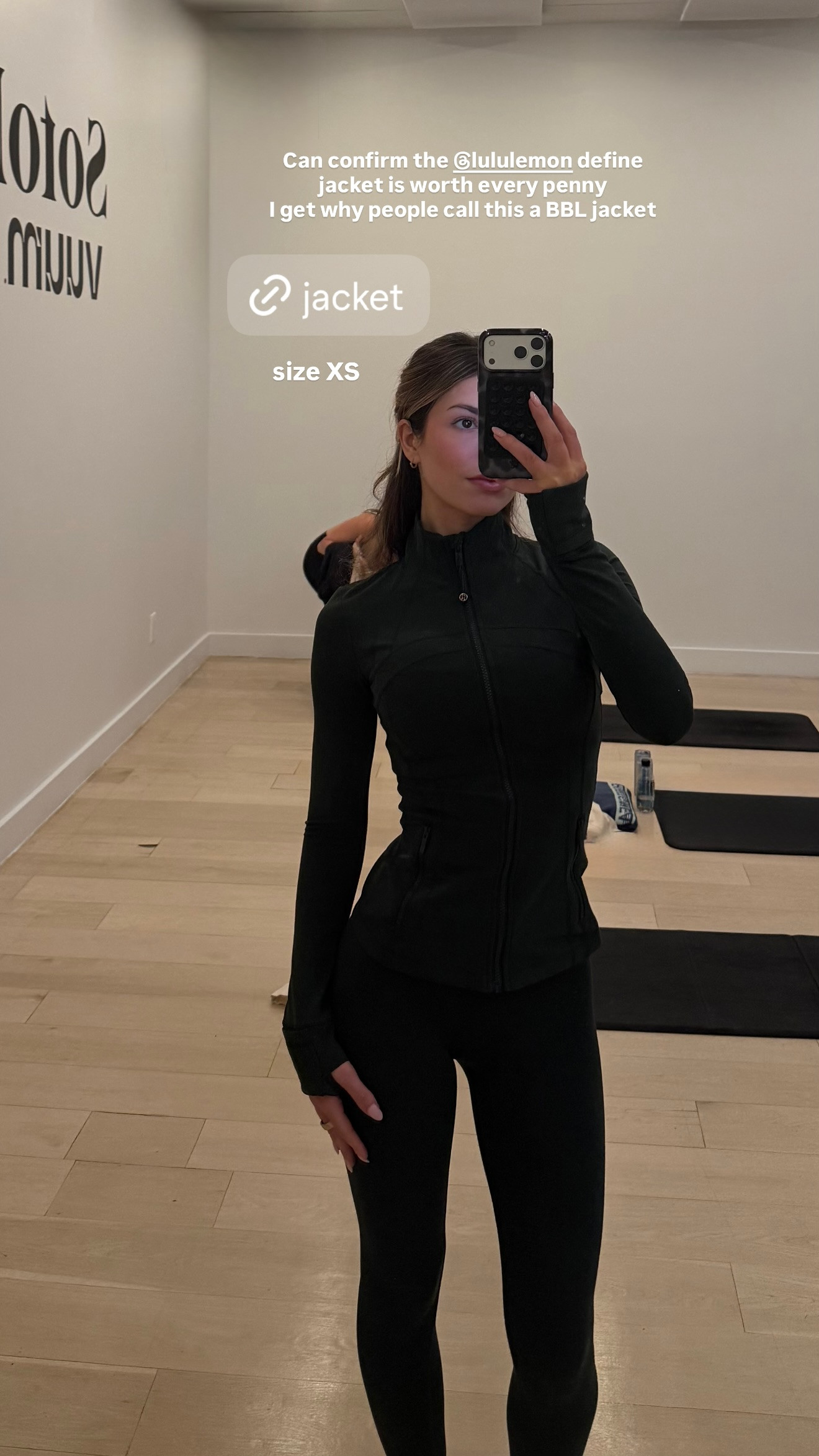 Can confirm the Lululemon define jacket is worth every penny. Wearing size XS! 

 #LTKfitnessgoals #LTKActive