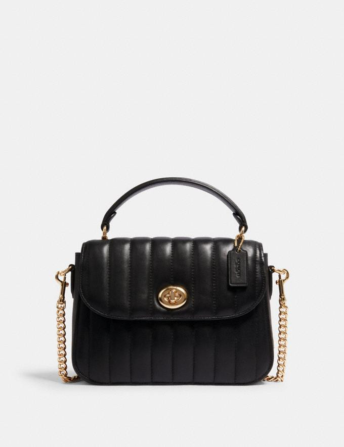 marlie top handle satchel with quilting | Coach Outlet US