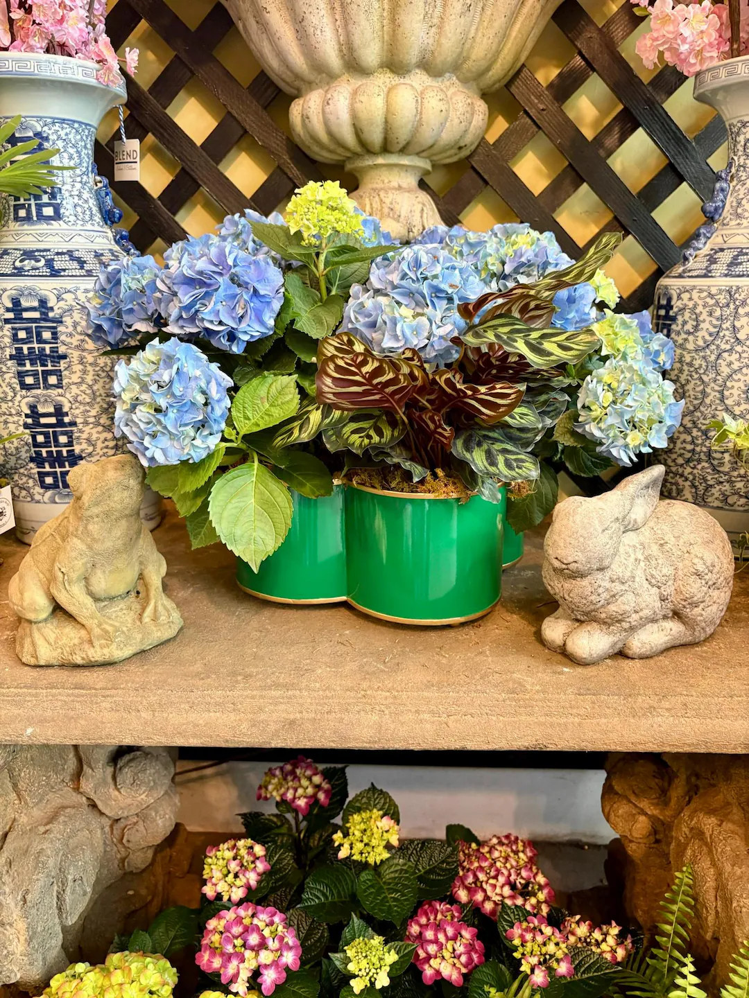 Classic Quatrefoil Planter | Elegant Tole Home Decor | Indoor Centerpiece for Orchids and Greener... | Etsy (US)