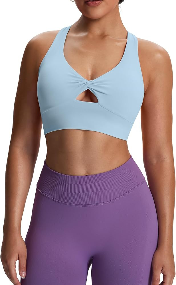 Aoxjox Women's Sienna Lola Longline Sports Bra | Amazon (US)