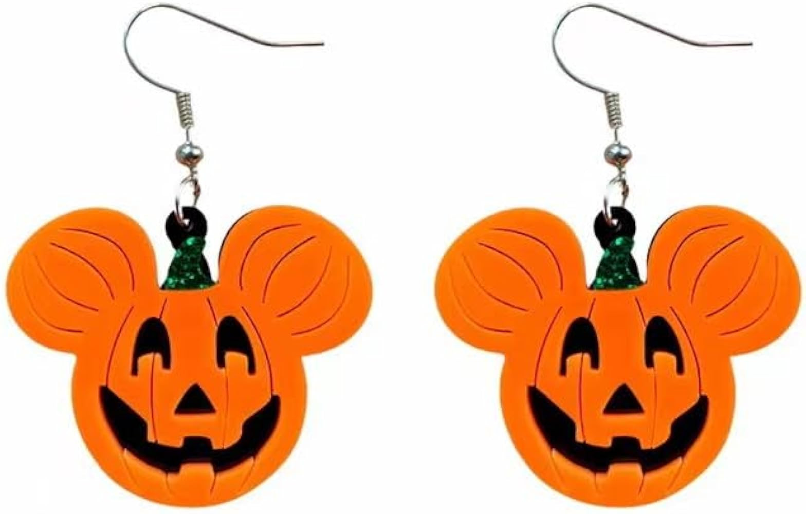 Jack O Lantern Mouse Shaped Halloween Earrings for Women/Adults. Mouse Pumpkin Earrings | Amazon (US)