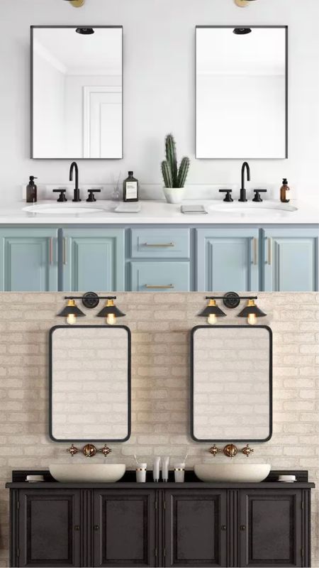 Affordable vanity mirrors. Which style is your favorite? #slh #simplelivinghomes #home #remodel #houseflipping

#LTKstyletip #LTKsalealert #LTKhome