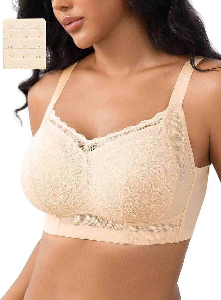 Wireless Minimizer Bras for Women Full Coverage Plus Size Bra | Amazon (US)