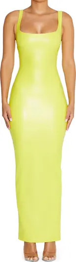 All Faux It Faux Leather Maxi Dress | Nordstrom