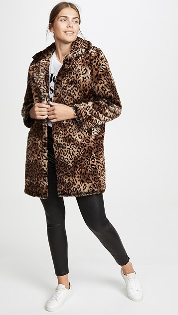 Malori Leopard Coat | Shopbop