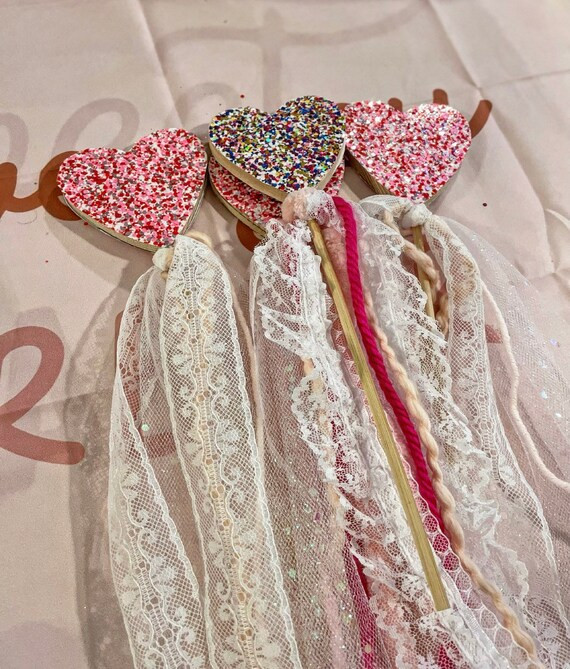 Valentines Pennant  Vday Pennant  Wand Heart Wand  | Etsy Canada | Etsy (CAD)