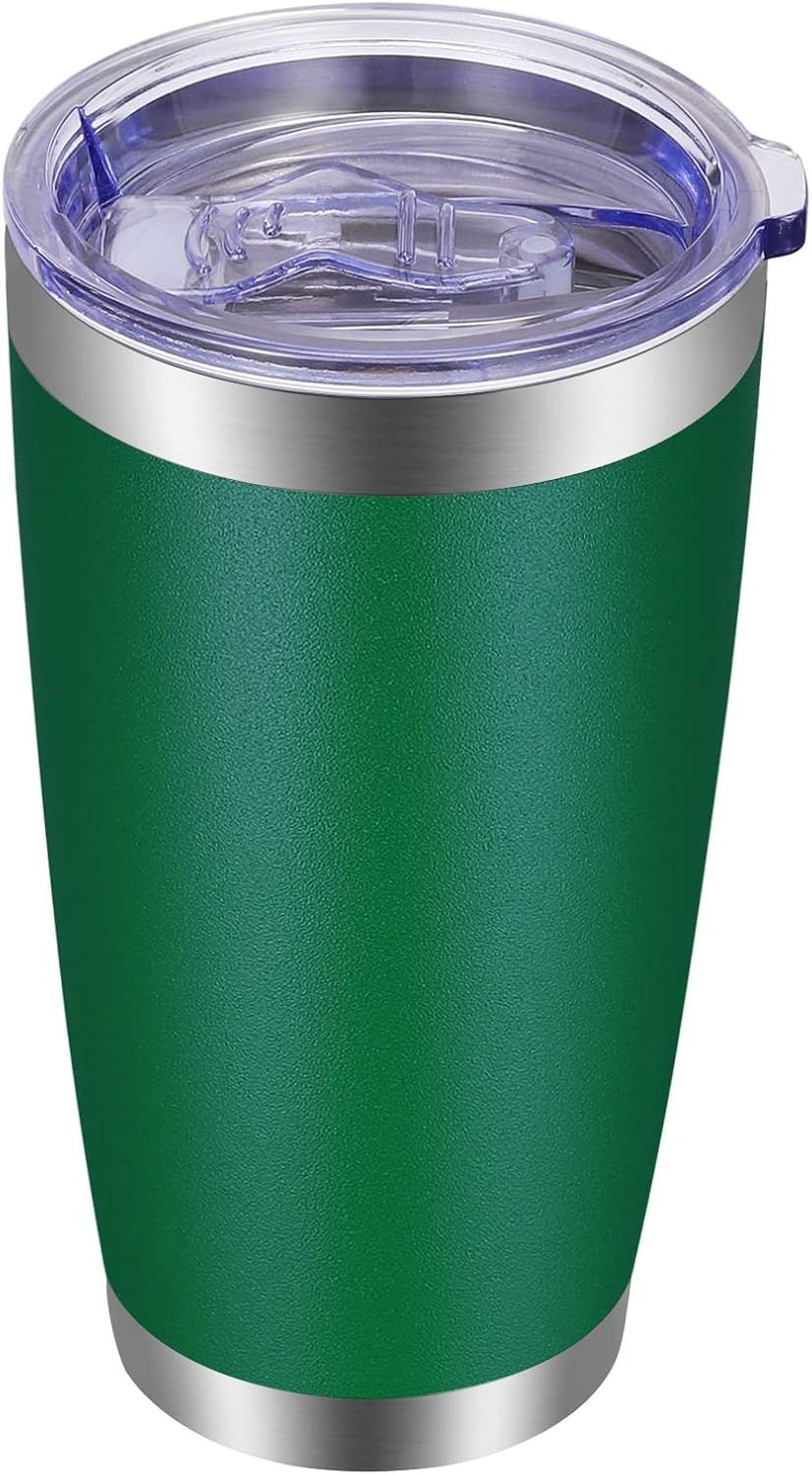 VEGOND 20oz Tumbler with Lid and Straw Stainless Steel Tumbler Cup Vacuum Insulated Double Wall T... | Amazon (US)