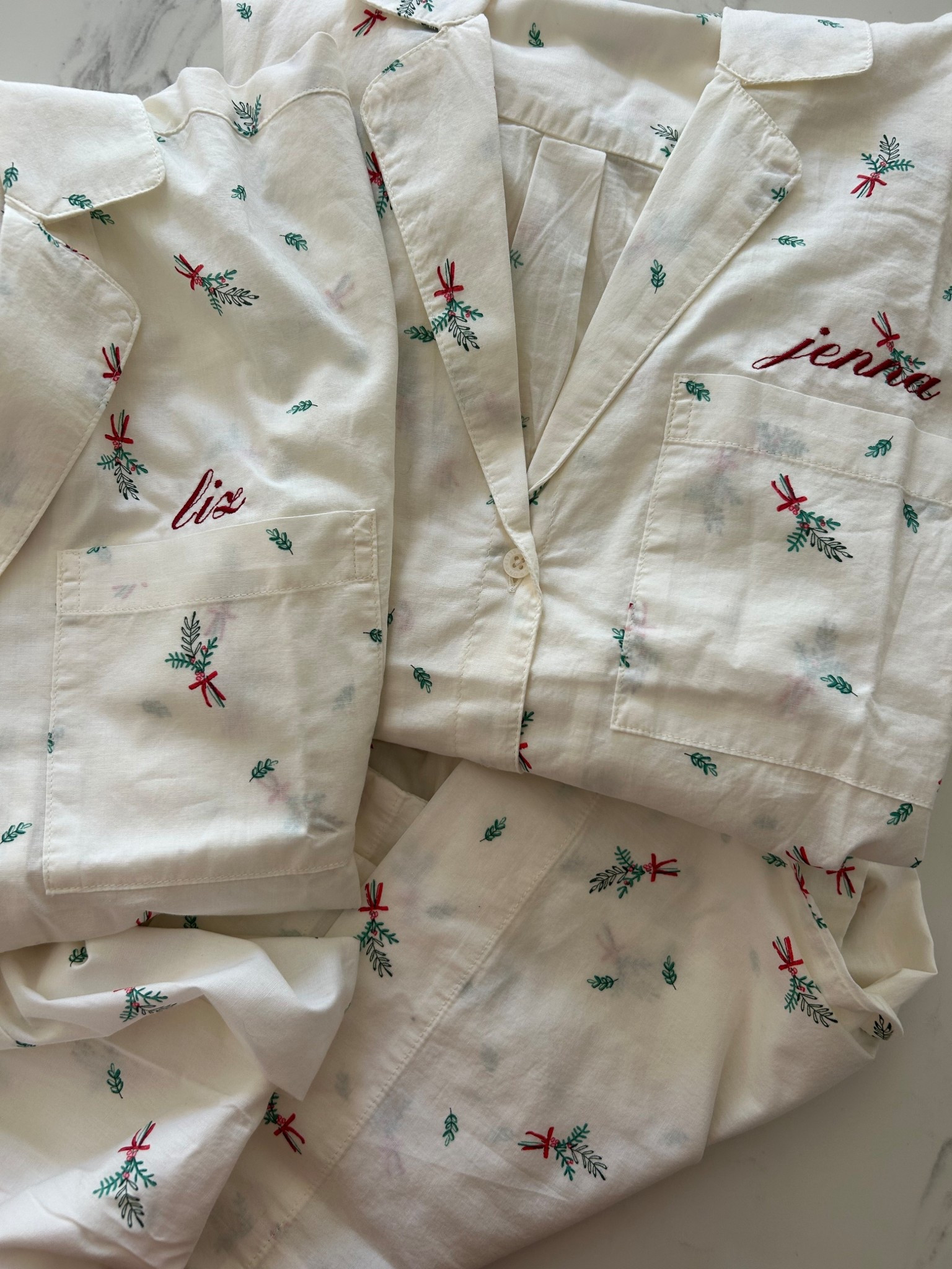 Christmas pjs for me and my mom!! 