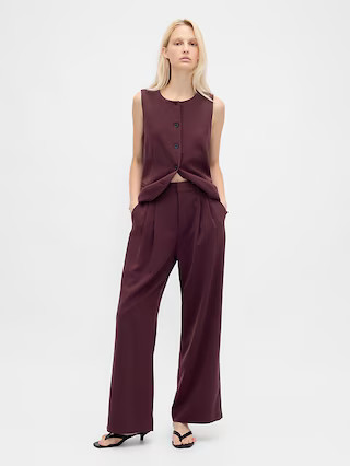 365 High Rise Pleated Trousers | Gap (US)
