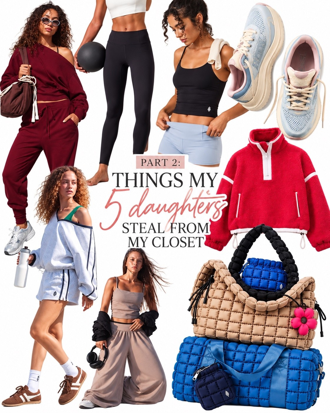 Things my 5 daughters steal from my closet, PART 2!

At this point, I’m basically just the personal shopper for 6 women. From matching sets and cozy fleeces to the bags that go everywhere, my @fpmovement favorites have officially become household favorites. And somehow, I’m always the last one to wear them.

Sharing the pieces worth fighting over because apparently I have excellent taste. Just ask my daughters.

#fpmovementpartner